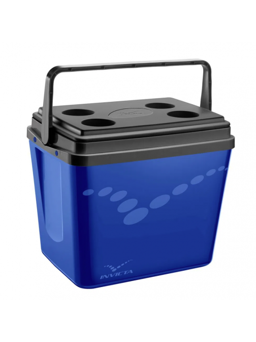 CAIXA TERMICA INVICTA 34L AZUL